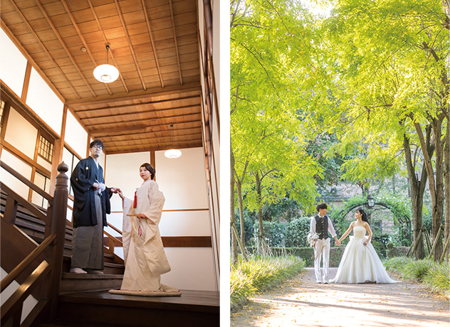 結婚式の写真