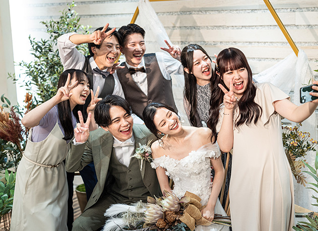 結婚式の写真